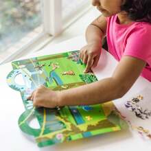 ¡RecomendadoMelissa & Doug Set de Juego de Autoadhesivos Esponjosos, Safari, Bloc de Actividades Reutilizables, Fondo de Doble Cara, 42 Pegatinas¡Top de Temporada - 1 - Ver 2