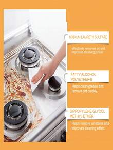 1件（60ML）厨房泡沫清洁剂，家用厨房除油污泡沫清洁剂，多场景适用，新旧款随机发货 - 彩色 - 查看 6