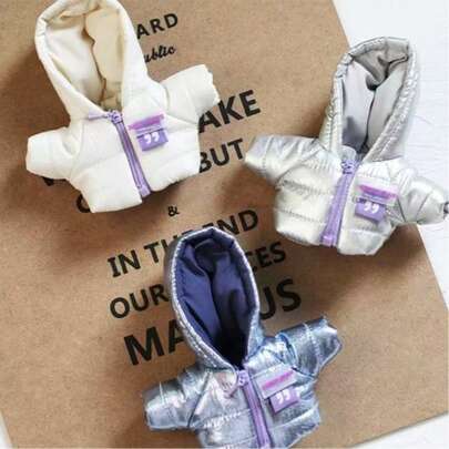 (仅娃娃衣服)适用于拉布布娃娃17CM树脂手办Labobo盲盒挂件配件，LBB衣服1/2/3代，可爱多巴胺冰淇淋娃娃工作服替换套装