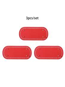 22x10厘米长底，适用于针织包、PU皮包，手工缝制带孔，DIY钩编包底配件，返校用品