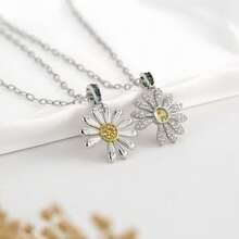 新款小雏菊纯银项链轻奢小众ins风设计精致简约高端锁骨链