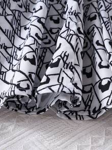 Girls' Retro Plaid Patchwork Ruffle Collar Casual Long Dress, Spring/Autumn