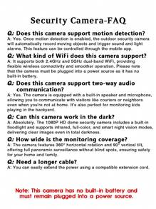 2/4pcs 1080p HD 5G Smart Home Safety Camera - All-Weather Color Night Vision, Pan/Tilt/Zoom, Bidirectional Audio, Pet Monitor With Movement Alerts - Wireless Indoor/Outdoor Security Cam