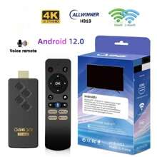 A TV Box Android 12 Q96 X2 ATV H313 Quad Core HD 4K Voice Remote Smart TV Stick 2GB16GB 4G 5G Dual Wifi BT5.0 HD Player PK G96