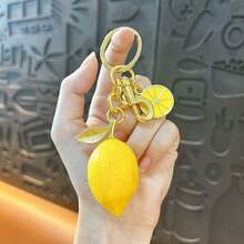 1pc Creative Cute Pear Shaped Keychain, Fashion Bag Pendant, Car Key Chain, Couples Small Gift, Backpack Decor - Multicolor - View 10