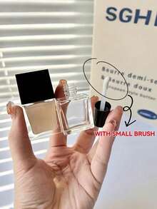 Liquid Foundation Sample Bottle,Iquid Foundation 3ml/0.1oz Sample Mini Glass Bottles For Separate Packaging Of Essence Concealer Cosmetics Empty Bottles For Travel Size Items Bottles