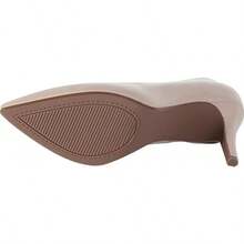 CITYCLASSIFIED Comfort Coen ~ Women's Medium Heel Extra Cushion Foam Sole Pumps ShoesChristmas - 米色漆皮 - 查看 5