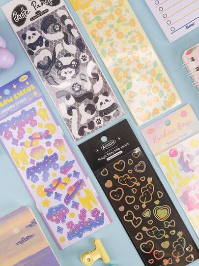 3 Pcs, 32 Different Styles Of Halloween Stickers, Decorated Halloween Scenes In Cute Styles And Diy Halloween Crafts, School Supplies, Shopping Back-To-School , Back-To-School Season, Thanksgiving, Christmas, Birthday Creative Gifts, Halloween Decorations, High-End Stickers