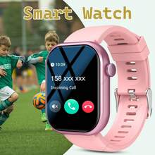 Children's Smart Watch, Wireless Dialing/Calling, Multiple Sports Modes, Tracking Children's Sports Data, Message Notifications, Alarm Reminders, Shutter Control, Custom Watch Face Wallpaper Suitable For Boys/Girls, Compatible With Android And IOS Phones - 彩色 - 查看 1