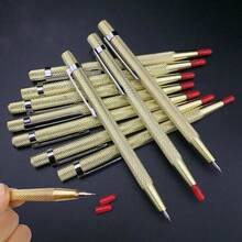 2X SCRIBERTool Tungsten Engineering Point Scriber Sheet Carbide Metal Pen Tipped - Gold - View 1