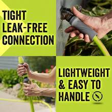 Flexzilla Garden Leadin Hose With SwivelGrip 5 8 In. X 5 Ft. Lightweight AllWeather Water Hose Durable And Flexible LeakFree Connections