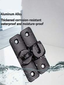 Cerrojo de puerta sin perforación, Cerrojo corredizo de puerta a 90 grados, Pestillo, Cerrojo de puerta corrediza de granero, Cerrojo, Cerrojo de baño, Cerrojo de puerta de baño