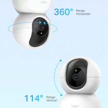 Tapo TP-Link TC70, Cámara Wi-Fi de  Interior,1080P, Cámara IP Domo 360°, Control Remoto de Aplicaciones, Funciona con Alexa - Se convirtió en TC70 - Ver 5