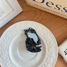 1pc Cute Cartoon Dog Design Hair Clip, Adorable Bangs/Side Clip, Rhinestone Decor, Fashionable Accessory, Claw Clips