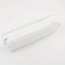 1pc Stylish Mesh Pencil Case - 3D Large Capacity Organizer For School, Office, And Travel - Unisex Design For Men & Women, Desk Pencil Holder, Stationery Storage, Modern Accessory