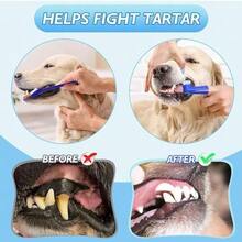Best Dog Toothbrush & Toothpaste Kit For Maltese Shih Tzu And Other Hybrid Dogs Dogs - Natural Ingredients Reduce Plaque, Whiten Teeth, Freshen Breath,12063595 - Màu be - Xem 7