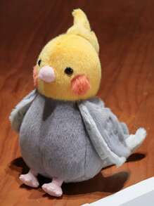 1 szt. Słodki ptak i papuga interaktywna pacynka ręczna, interaktywna pluszowa lalka ręczna prezent dla chłopców i dziewcząt