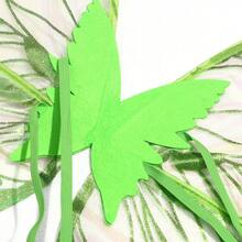 JEWELRYWE Large Fairy Wings Glitter Transparent Fairy Costume, Butterfly Wings Angel Elf Dress Accessories, Holiday Party Cosplay Dress Up, Fairy Magic Wand Garland Elf Ears - màu xanh lá - Xem 6