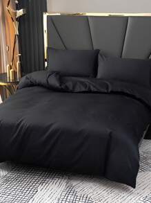 2/3pcs Duvet Cover Set, Bedding, Solid Color Bedding Set, Cozy Room Decoration, Soft And Anti-Pilling Bedding, Comfortable And Breathable Bed Set, Dustproof Duvet Cover Set, 1pc Duvet Cover With 1/2pcs Pillowcases (Without Filler), For Single, Twin, Full, King, Queen Bed Sizes, Suitable For Bedroom, Guest Room, Dormitory, All Seasons, Machine Washable,Fall Decor,Autumn Decor,Room Decor