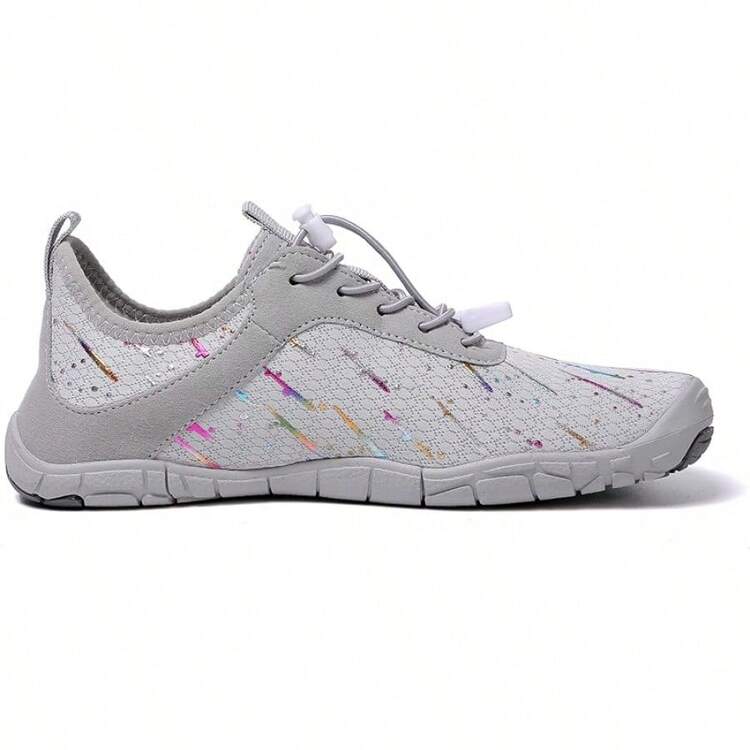 Non-Slip Barefoot Footwear For Hiking, Healthy Design - Màu xám sao băng - Xem 10