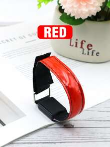 LED网格发光臂章 反光LED灯臂章，派对用品，运动腕带，适用于跑步、徒步旅行、露营、派对，可充电 - 彩色 - 查看 17