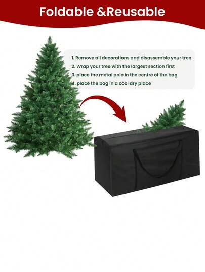 1 túi đựng đồ nội thất, túi chống bụi, túi đựng đệm ngoài trời và sân vườn - Túi bảo vệ chống thấm nước có tay cầm và khóa kéo, thích hợp để đựng đệm sân vườn, đệm đồ nội thất ngoài trời, túi đựng dung tích lớn, túi đựng cây thông Noel, túi đựng đồ nội thất bằng vải Oxford (màu đen), túi đựng có thể gấp gọn.