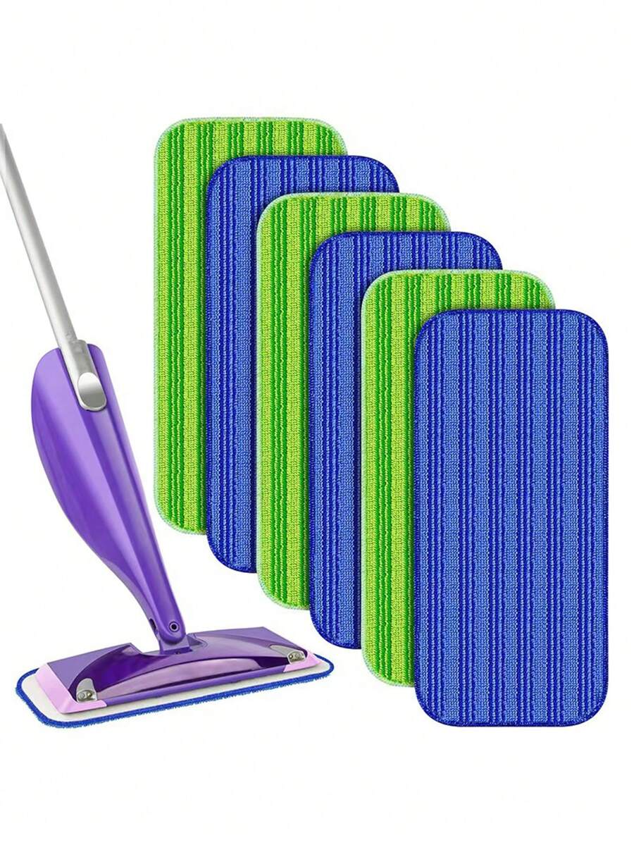 1/2 szt. nakładek z mikrofibry do mopa, kompatybilnych z Wet Jet, 12-calowe wymienne głowice do mopa do czyszczenia na sucho i na mokro
