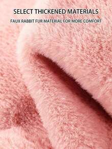 1pc Hot Water Bottle Filled With Water, With Faux Rabbit Fur Cover, For Girls Hot Compress, Warm Belly, Hot Water Bag, Small Size, Portable Water Filling, Hand Warmer, Hot Water Filling (Due To Different Batches, The Lines And Colors May Vary Slightly. We Apologize For Any Inconvenience This May Cause.)