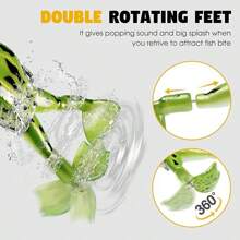 1pc Soft Frog Fishing Lure -Realistic Artificial Bait With Rotating Legs For Bass, Snakehead