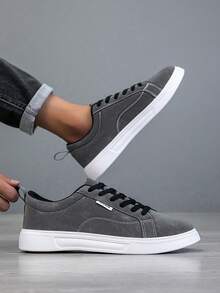 2025 New Men's Sports Shoes, Men's Fashion Casual Shoes, Lace-Up Men's Shoes, Skateboard Shoes, Men's Sports Shoes, Personalized Street Men's Shoes