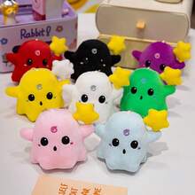 1pc Halloween Ghost Plush Doll Cute Pet Animal Stuffed Doll Pendant, Soft Plush Mini Animal Elephant Rabbit Sheep Penguin Bear Doll Keychain Backpack Decor, Gift For Women, Halloween