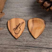 Custom Wooden Guitar Pick, Unique Personalized Engraved Guitar Picks, Put Your Text & LOGO, Gift For Dad Boyfriend, Gifts For Guitar Player