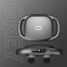 Masajeador eléctrico multifunción para tejidos profundos, 9 modos - Masajeador de percusión de alta frecuencia con 9 velocidades, recargable por USB, para la relajación de la espalda, el cuello y todo el cuerpo, pistola de masaje multifunción, pistola de masaje de alta frecuencia, uso doméstico, regalo.masajeador de cuello y espalda,masajeador eléctrico,masajeador de espalda - Negro - Ver 1