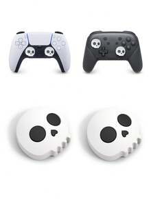 2pcs Spider Web Pattern Joystick Caps, Compatible With Switch Pro/PlayStation5/4 Game Controller Silicone Caps, Button Covers, Gaming Console Controller, Gaming Accessories, P4/P5 Controller High-Performance Thumb Grip Caps, Best Gift For Gamers, New Year's Christmas Gift For 2026 - Multicolor - View 10