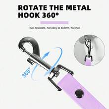 PVC Hundeleine, wasserdicht, geruchlos, rostfrei, leicht zu reinigen, angenehmes Griffgefühl, stabil und geeignet für kleine, mittlere und große Hunde, zum Spazierengehen und Training