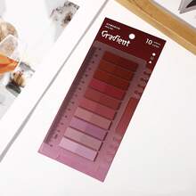 200pcs/Pack Colorful Transparent Index Sticky Notes, Office Supplies, Label Paper, Student Learning Supplies, Memo, Back To School Essential