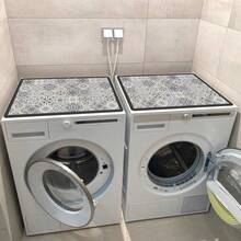 1 件波西米亚印花洗衣机防尘罩，吸水台面垫，吸水速干冰箱门垫，微波炉防尘罩，带排水孔的柔软硅藻泥门垫，超强吸水耐磨防滑餐具晾干垫，现代洗衣机和烘干机罩，尺寸 19.7 * 23.6 英寸，适用于洗衣房、厨房、学校、办公室、家庭、旅行、包袋、收纳整理、婚礼、Y2K、派对、母亲节礼物、卧室装饰、花园、厨房装饰、夏季、海滩、房间装饰、软萌、毕业季 - 彩色 - 查看 4