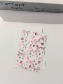 1/2/5/10 件！这些圣诞蝴蝶结水钻贴纸饰有可爱的心形和蝴蝶结图案，非常适合节日派对、Cosplay 和拍照。闪耀的水钻和精致的蝴蝶结细节，为您的造型增添一抹甜美迷人的气息。易于粘贴，是圣诞节和其他庆祝活动中打造迷人脸部艺术的理想之选。