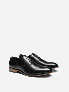 Men's Oxfords Formal Dress Shoes - Black - View 6