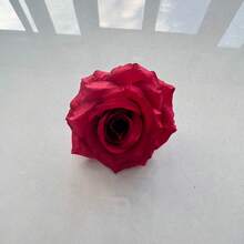 Curled Edge Large Rose Head Silk Cloth Fake Flower Wedding Flower Wall Photography Background Simulation Rose - Multicolor - View 10