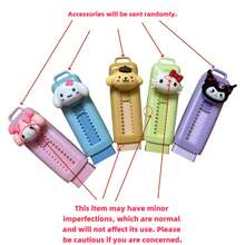 Sanrio 5 Sanrio Cartoon Character Sets, Made Of Durable ABS Material, Anti-Fouling And Anti-Shatter, Anti-Scratch Retractable Cute Eraser