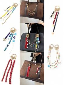 1 chiếc túi đựng hạt và thép titan mới thời trang phong cách châu Âu và Mỹ trang trí ba lô mùa hè - Nhiều màu - Xem 7