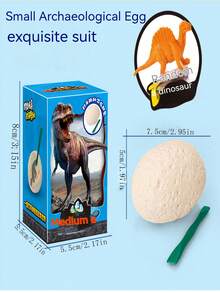 2025 新品上市 - 1 件恐龙蛋考古玩具 - 恐龙动物模型玩具 - 挖掘恐龙蛋玩具，多种颜色和款式，是送给儿童、生日、复活节、万圣节的完美礼物，理想礼物，玩具，复活节，新款畅销品 - 彩色 - 查看 6
