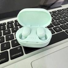 A6S蓝牙耳机运动无线耳机立体声耳机TWS耳塞带麦克风适用于智能手机 - 藍色 - 查看 5