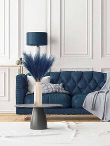 33/15/6 Stücke künstliches Rattan, 55 cm/21,65 Zoll flauschige Kunstblumen, Schwarz, Grau, Dunkelgrau, künstliches Rattan-Schilf für die Dekoration von Zuhause und Bauernhäusern, Dekoration im Boho-Stil, Dekoration aus künstlichen Blumen und Rattan, Raumdekoration als Vasenfüller, Dekoration für Hochzeitstafeln