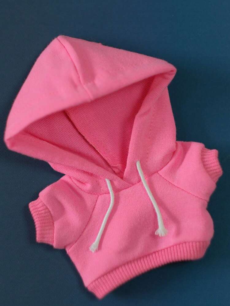 17厘米拉布布怪兽娃娃衣服配饰服装DIY儿童礼物彩色连帽卫衣娃娃配件 - 彩色 - 查看 3