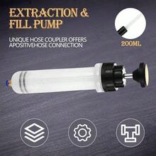 Automotive Fluid Extractor Pump Oil Change Syringe With Hose Manual Fuel Suction - as pic - View 3
