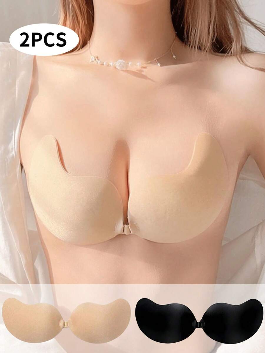 2/1 Cặp Miếng Dán Nâng Ngực Hình Quả Xoài Không Dây Cho Nữ, Miếng Dán Nâng Ngực Mát Mẻ Cho Ngực Nhỏ