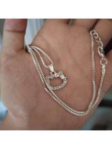 Sanrio Sanrios Śliczny Hello Kitty Słodki Naszyjnik Wisiorek Kotek Upominek na Imprezę Dekoracyjne Akcesoria Prezenty Urodzinowe