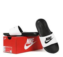 Nike Victori One Slide CN9675 – Lightweight Cushioned Men's Sport Slides For Travel, Beach & Lounge Wear - 白色 - 查看 5